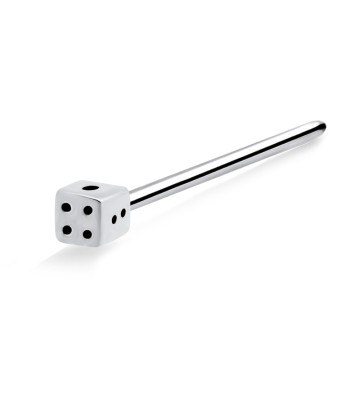 Little Dice Shaped Silver Straight Nose Stud NSKA-1027